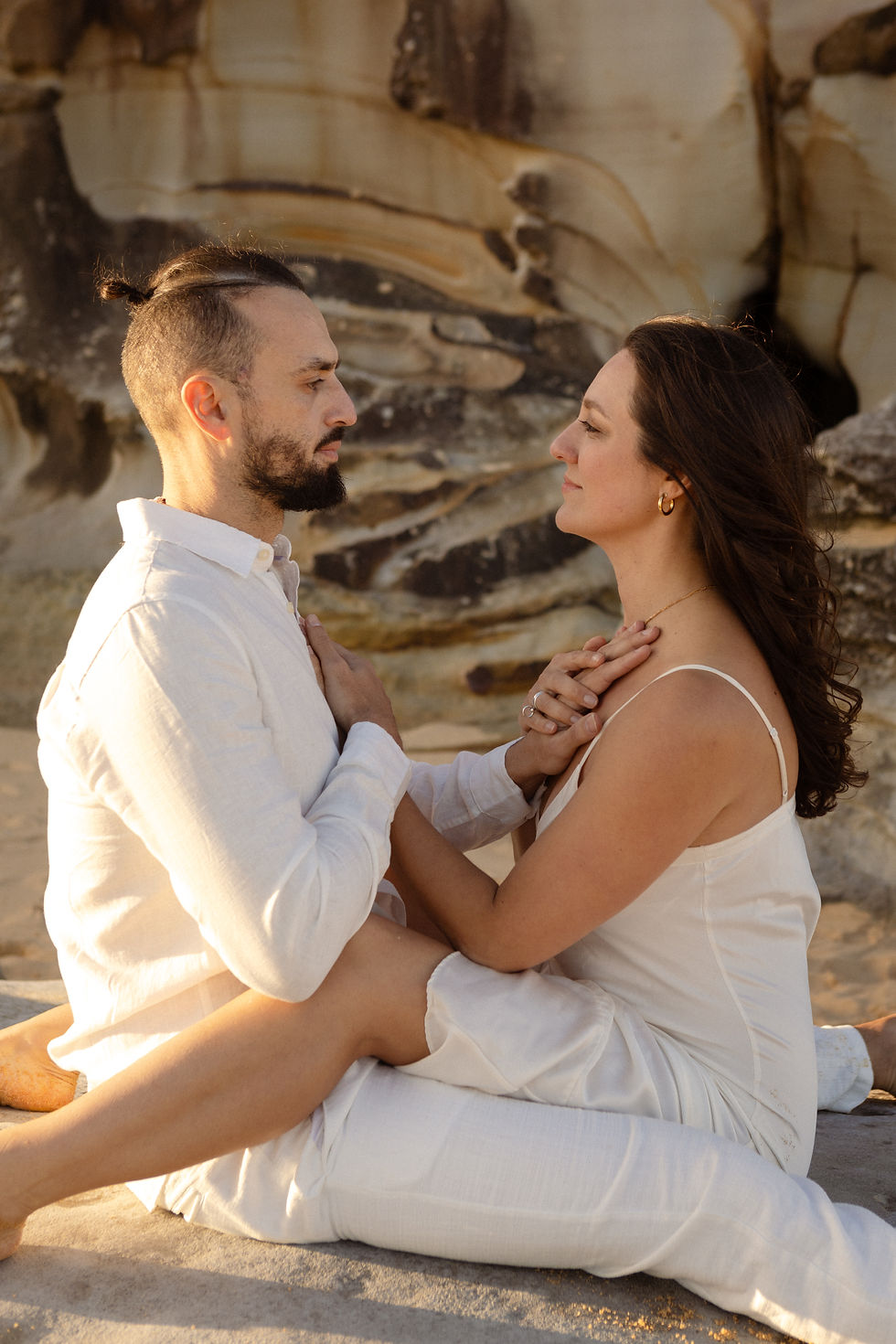 Tantric eye-gazing practice