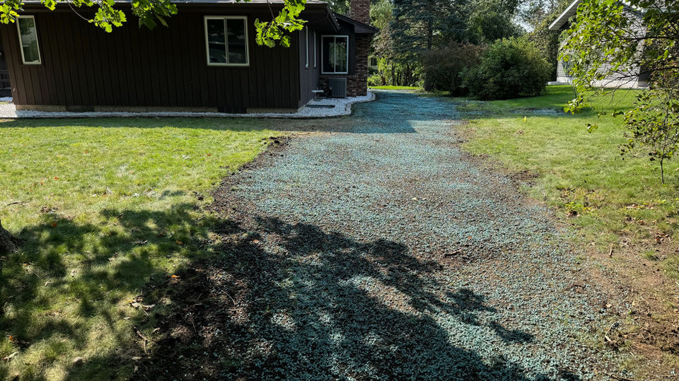 Hydroseeding application in River Falls WI