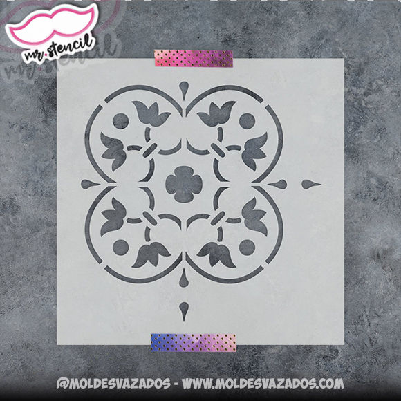 Miniatura: Stencil Parede e Pisos - 04