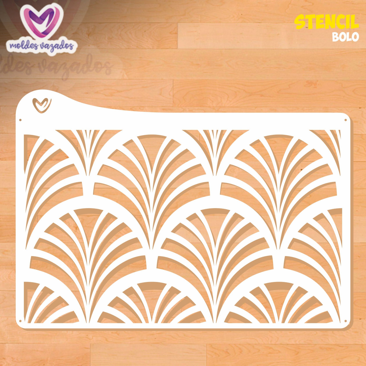 Stencil para bolos - Tropical 02