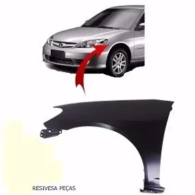 Paralama Esquerdo Civic 2004/2005