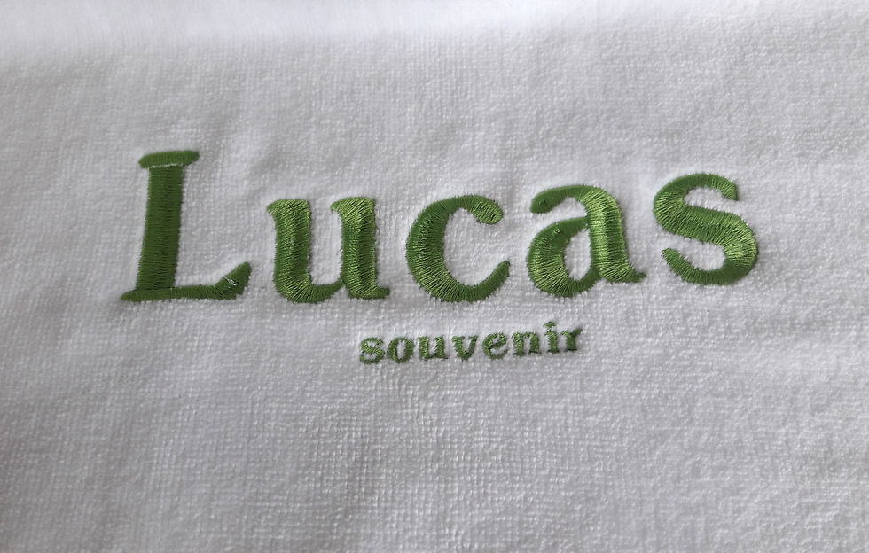 Thumbnail: Velour Towels - Embroidered