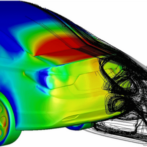 Aerodynamic automobile shape optimization by incorporating reverse shape design method