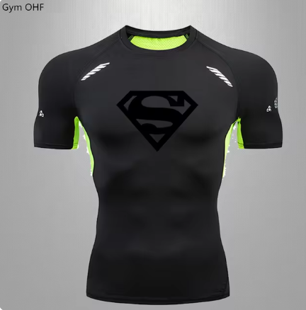 Miniatura: Camiseta Masculina Compressão Quick Dry