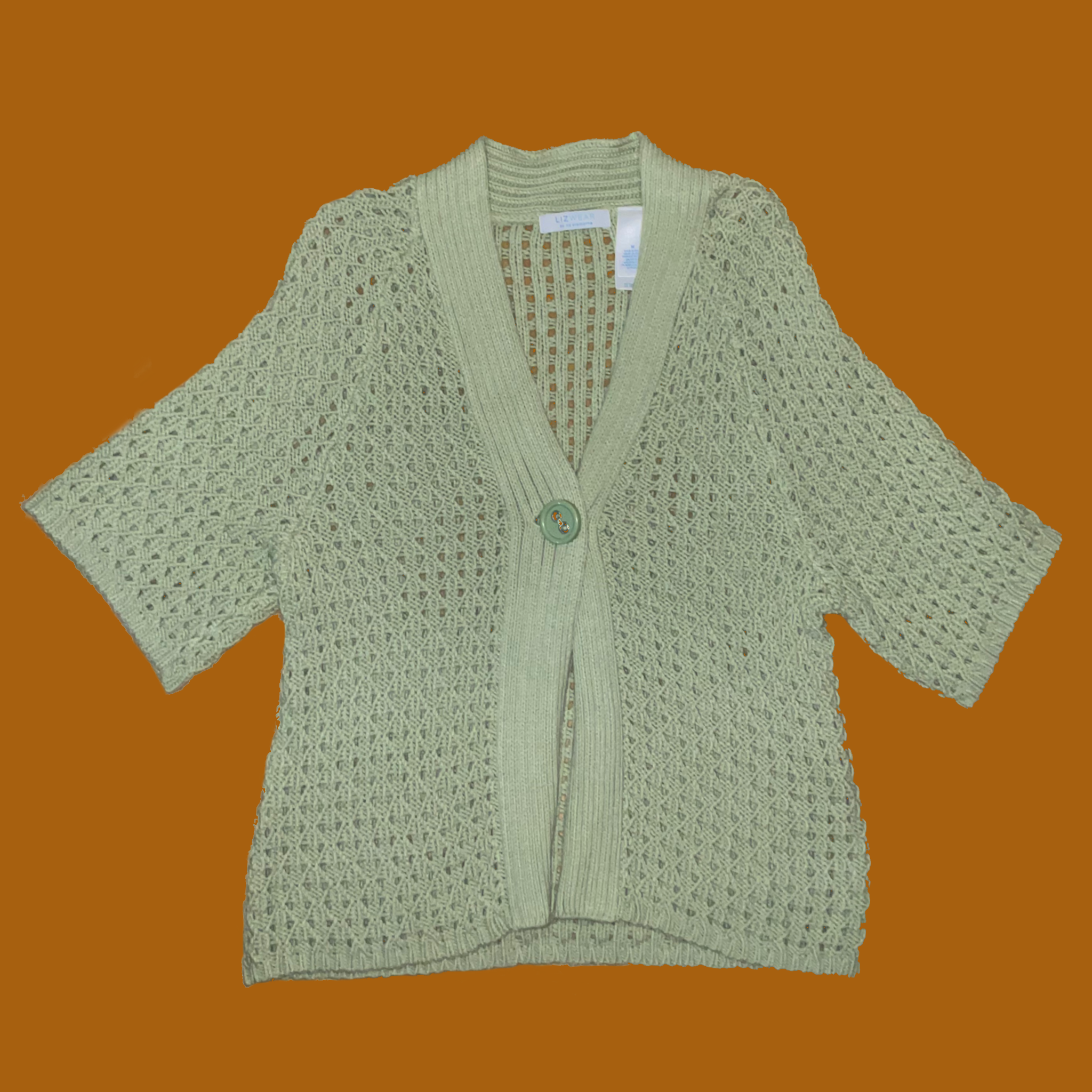 Green Knit Cardigan