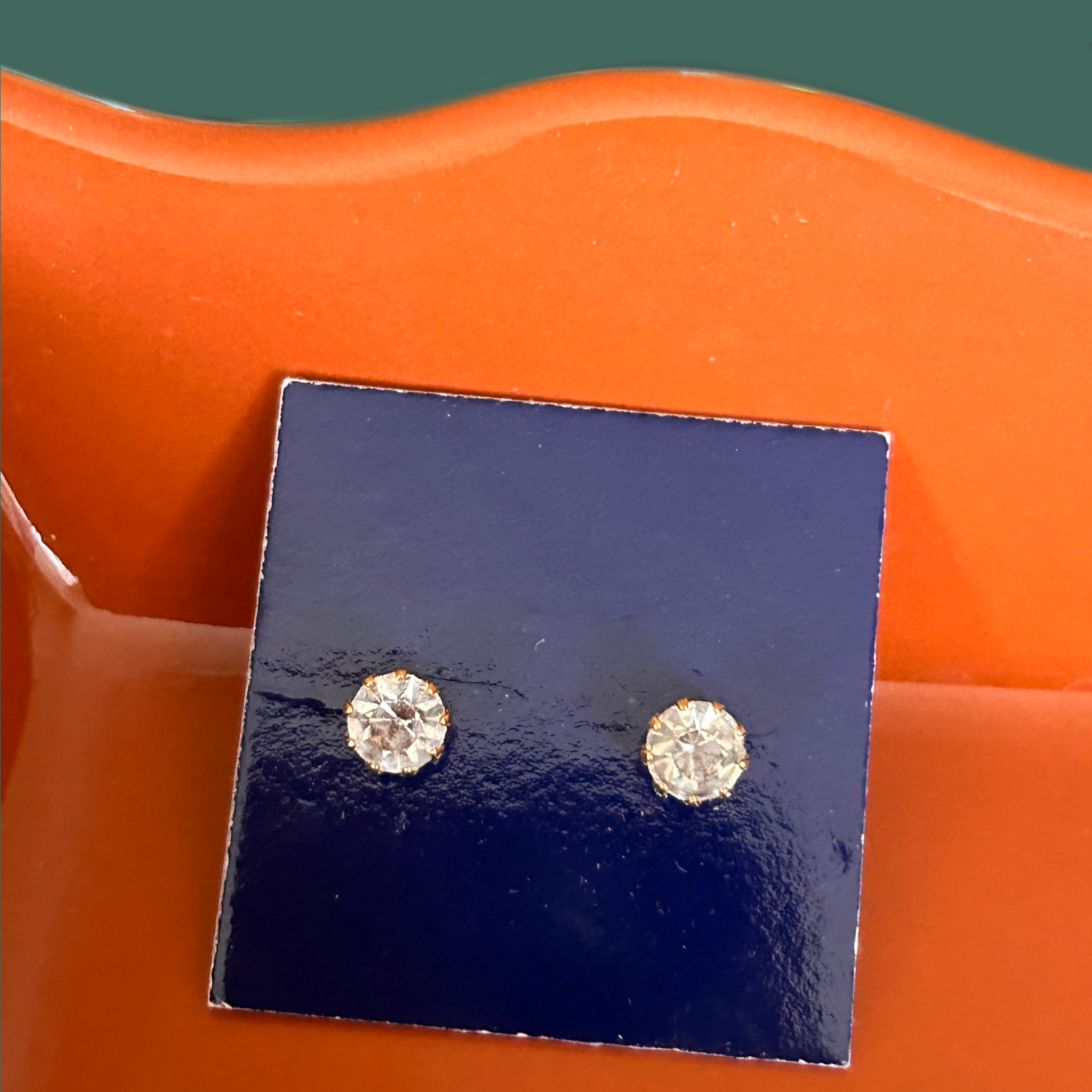 Gold Diamond Studs