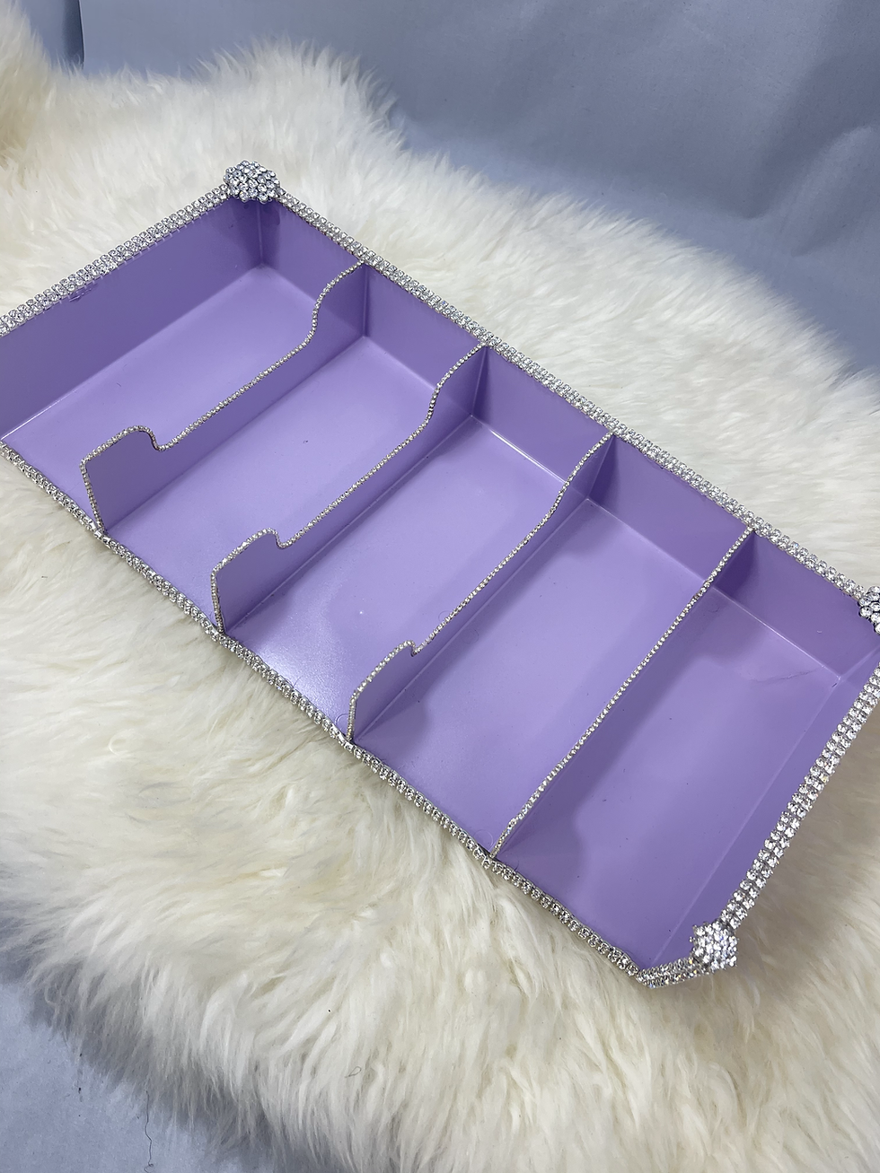 CLEARANCE Purple Blingy Cash Money Tray
