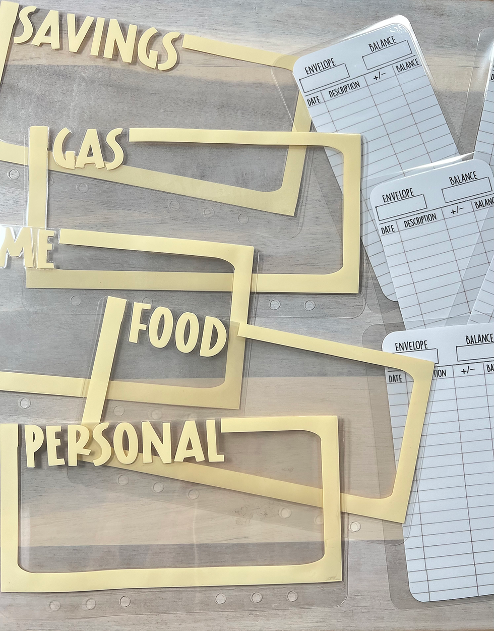 Thumbnail: A6 Money Binder & 10pc Labeled Envelopes w/ ExpenseTrack