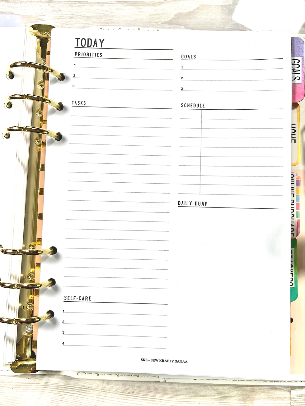 Thumbnail: Pastel Rainbow A5 "Chaotically Cute Plus" Planner