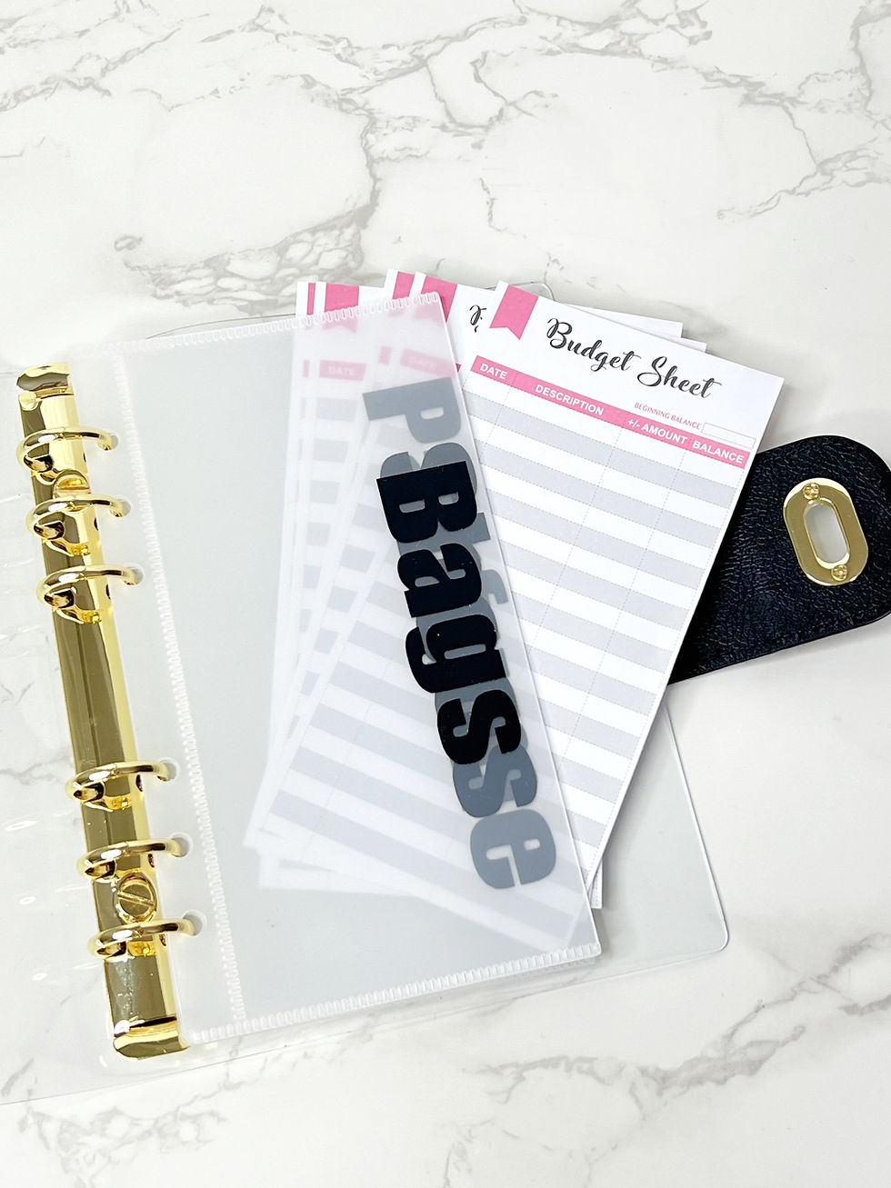 Thumbnail: A6 Logo Strap Binder Set