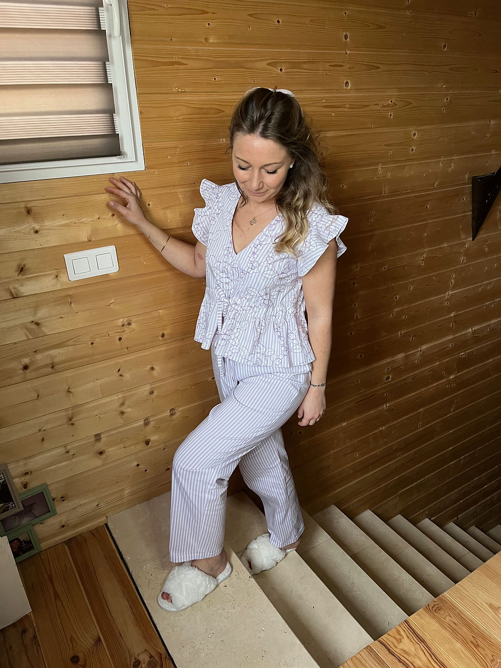 Miniature : Haut pyjama SWEETY-mauve