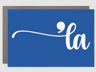 Best Deals! Comma La | Kamala Harris Blue Car Magnet