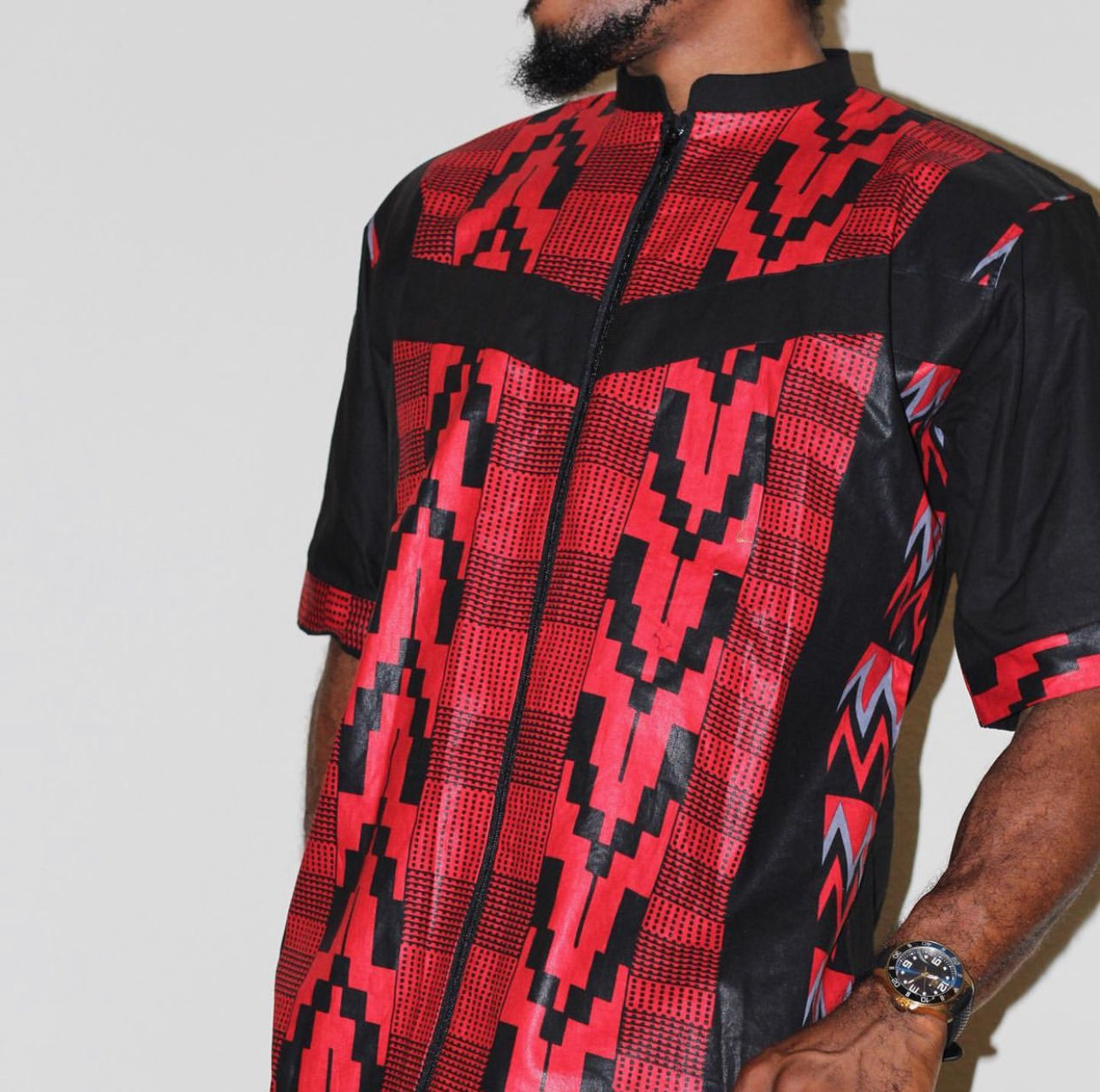 Rouge Zip Up T