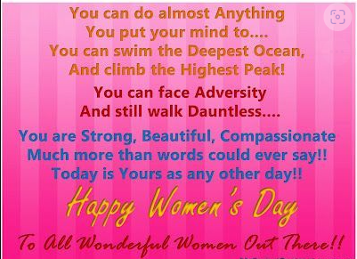 Happy International Women's Day!