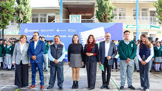 “Son 185 días, 185 oportunidades y 185 sueños” dice la Síndico Municipal en la bienvenida al Ciclo Escolar 2026-2027 en la Secundaria Bicentenario
