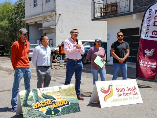 En SJI rehabilitan prolongación Hidalgo con el programa “Bacheando Ando” para mejorar la movilidad en el municipio