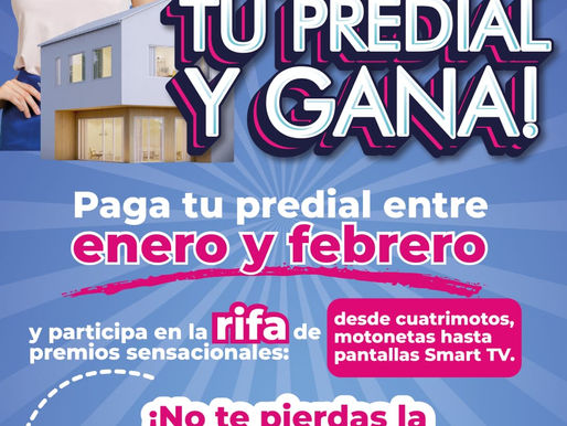 Invita gobierno municipal a iturbidenses a pagar su impuesto predial a tiempo