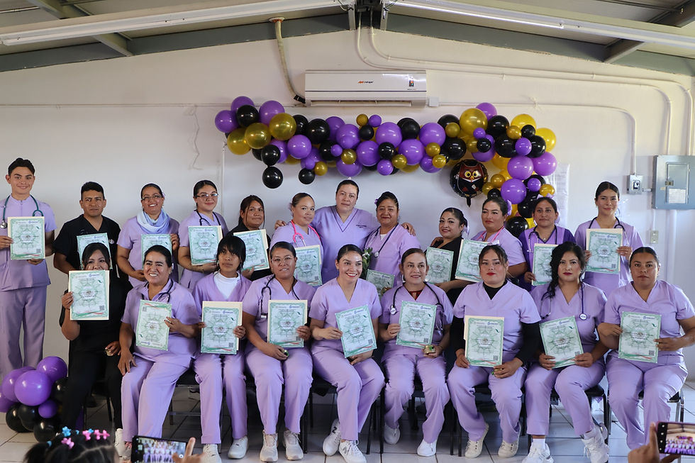 Doctor Mora cuenta con 20 nuevas auxiliares de enfermería