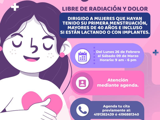 En SJI lanzan campaña de mastografías libres de dolor y radiación
