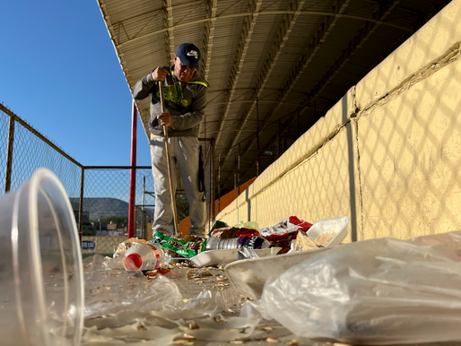 Piden a la ciudadanía y a los equipos de Liga Municipal de Futbol mantener limpias las instalaciones de “El Internado”