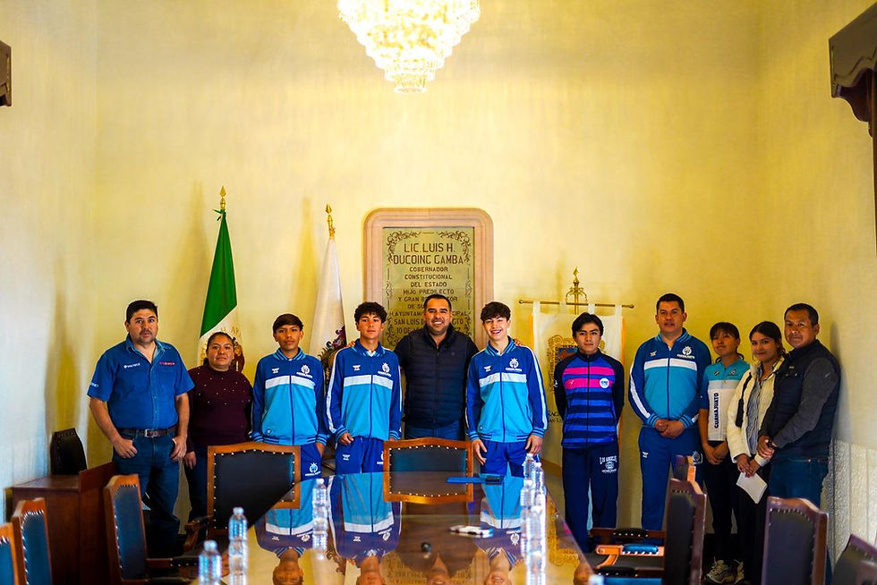 Reconoce Gobierno Municipal a atletas que llevarán el nombre de San Luis de la Paz a la Olimpiada Nacional 2026 