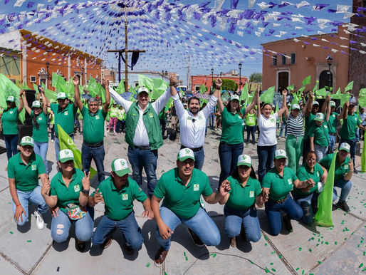 Arranca Eric Pérez Cárdenas campaña a la Presidencia Municipal de San Diego de la Unión por el Verde
