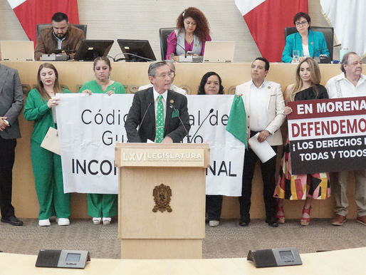 A pesar de los argumentos jurídicos, médicos y sociales presentados, el Congreso del Estado rechazó el dictamen que buscaba despenalizar el aborto en Guanajuato.