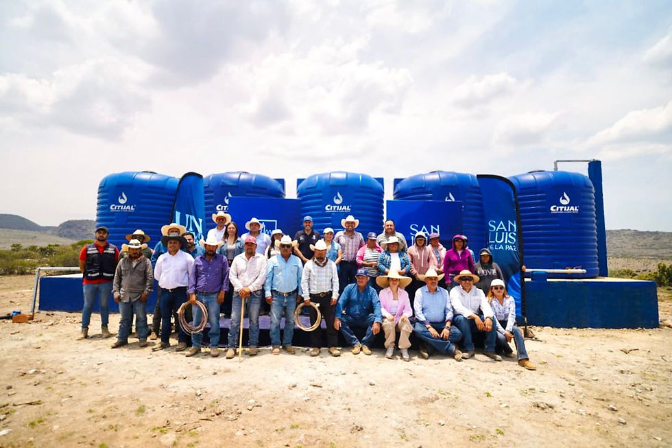 Agua para quienes más lo necesitan: concluyen sistema de agua entubada en San Antonio de San Isidro 