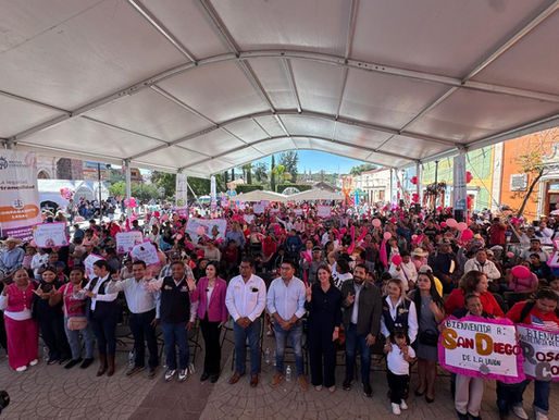 Orientan a ciudadanía con los servicios adicionales de la Tarjeta Rosa en San Diego de la Unión