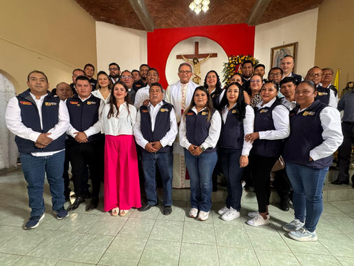 Visita Mons. Víctor Alejandro Aguilar Ledezma, Obispo de la Diócesis de Celaya a San José del Charco en San Diego de la Unión, Gto.