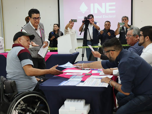 Realiza INE demostración de votación en Casilla Seccional