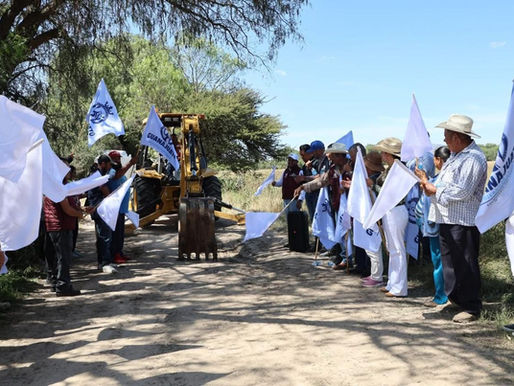 Construirán y rehabilitarán ocho caminos saca-cosechas en Doctor Mora, Gto.