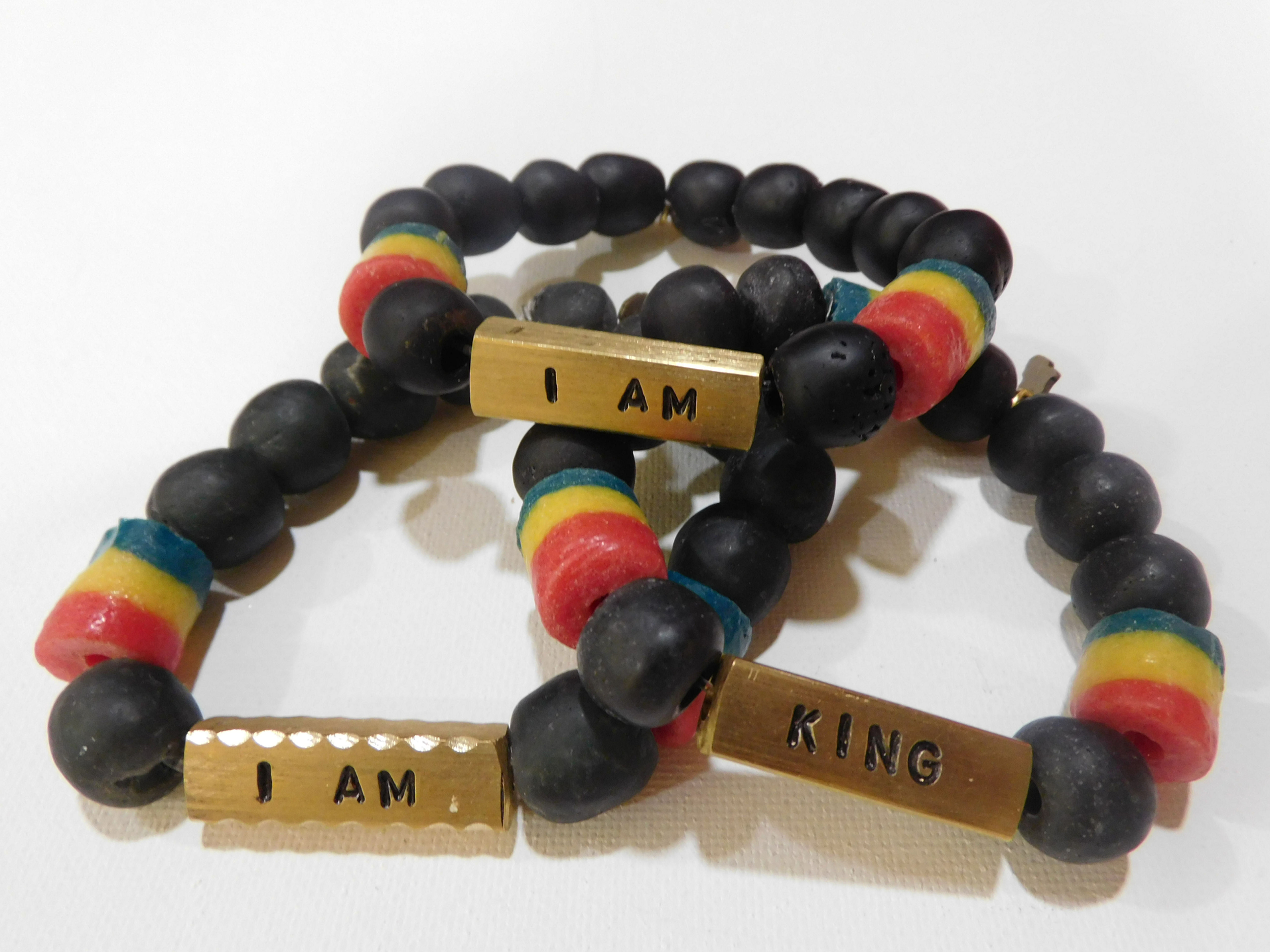 I Am King Ghana Identity Bracelets