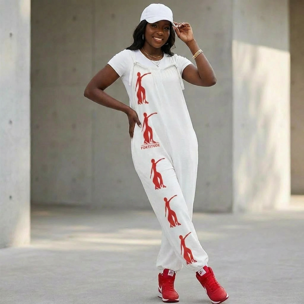 Thumbnail: Fortitude Baggy Jumpsuit in White