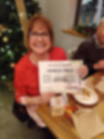 A Board Member with a certificate