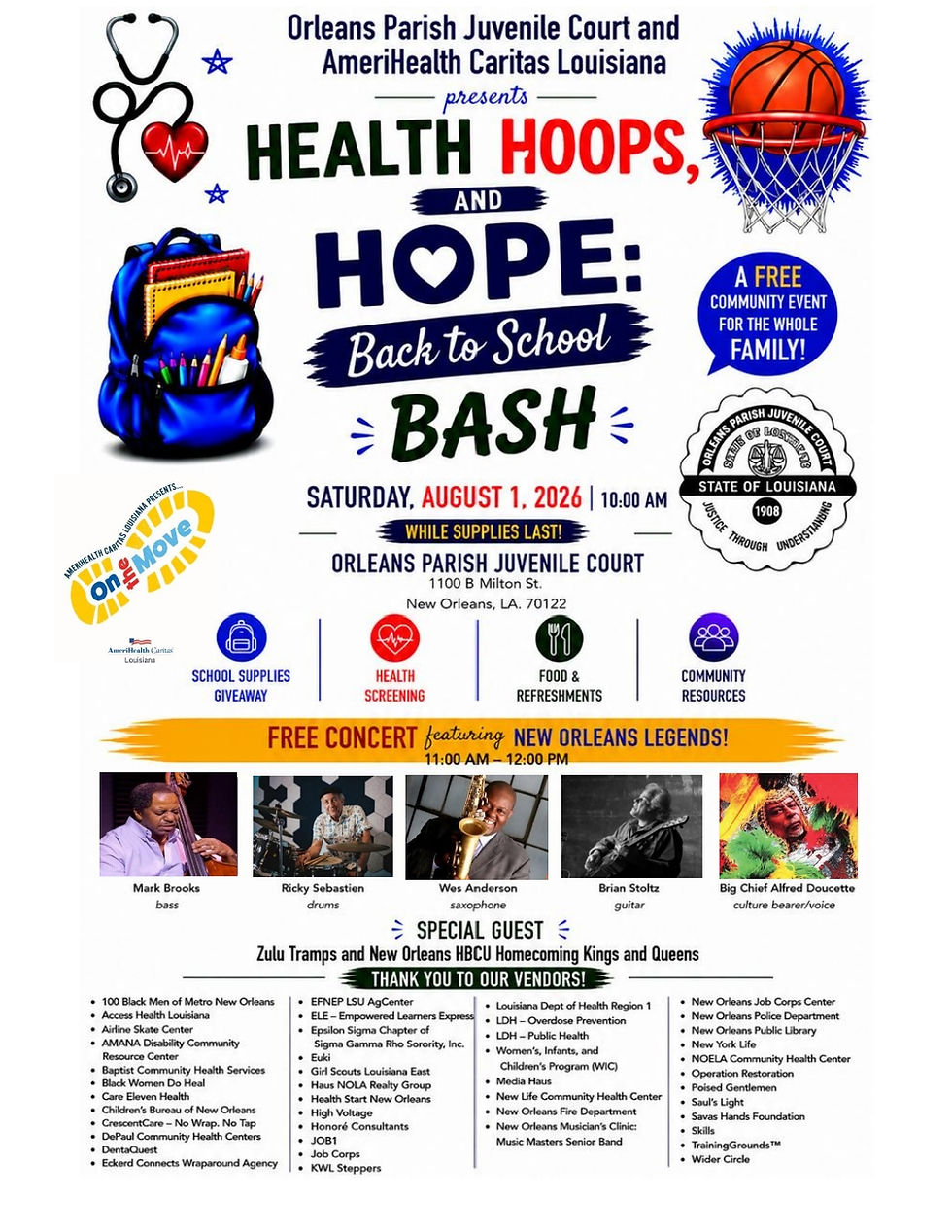 Health, Hoops & Hope: Back-to-School Bash