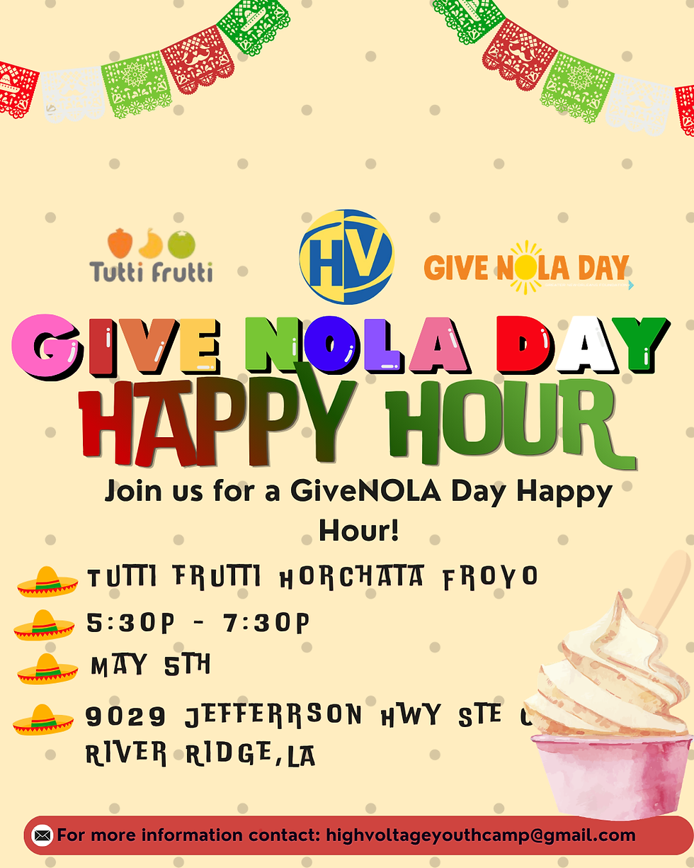 GiveNOLA Day Happy Hour
