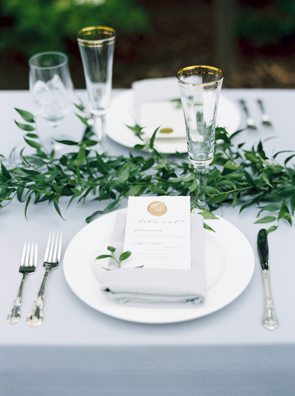 elegant place setting