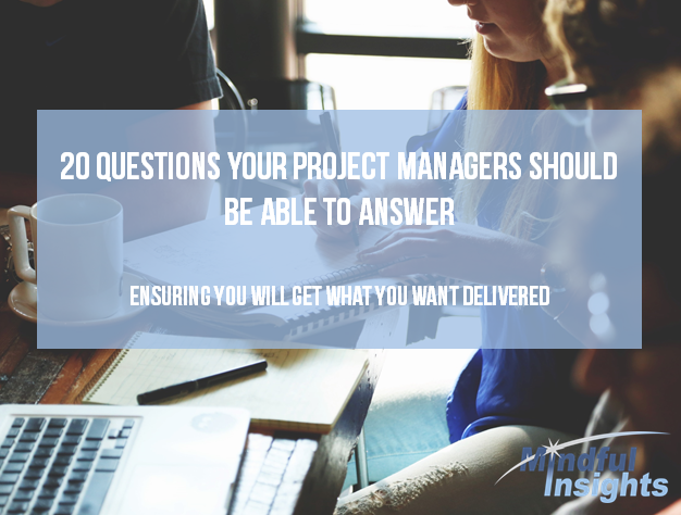 20 questions for Project Managers