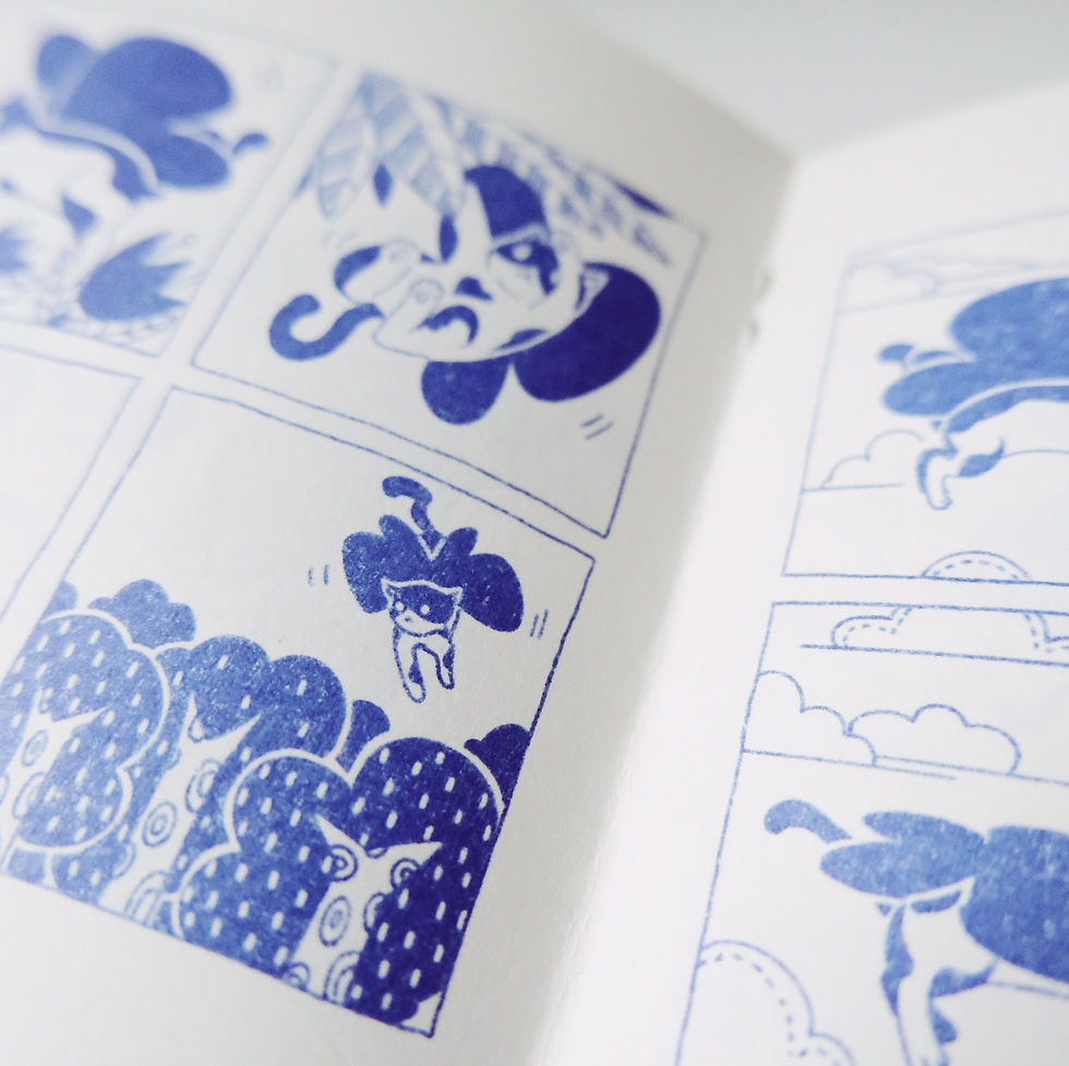 Thumbnail: Monsterworkshop | Riso Zine「Butterfly · Cat」