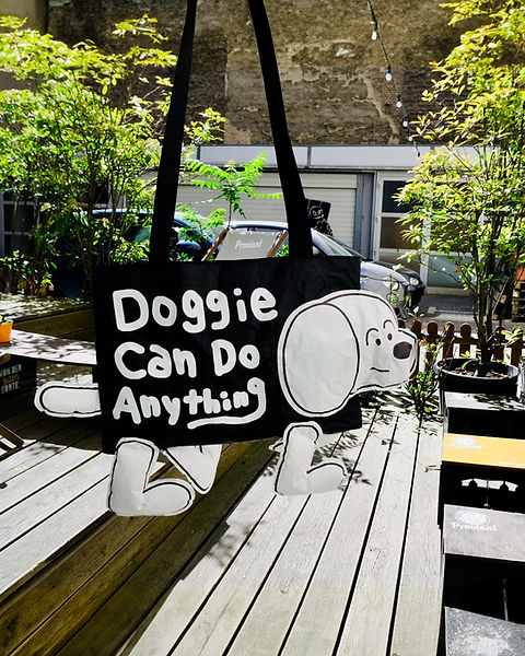 DOOGHOOD x Dirty Monkey」Doggie tote bag - Limited edition