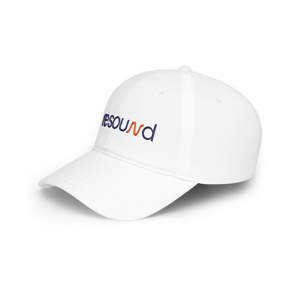 Thumbnail: Re:Sound Low Profile Baseball Cap - Stylish & Comfortable Hat for Music Lovers
