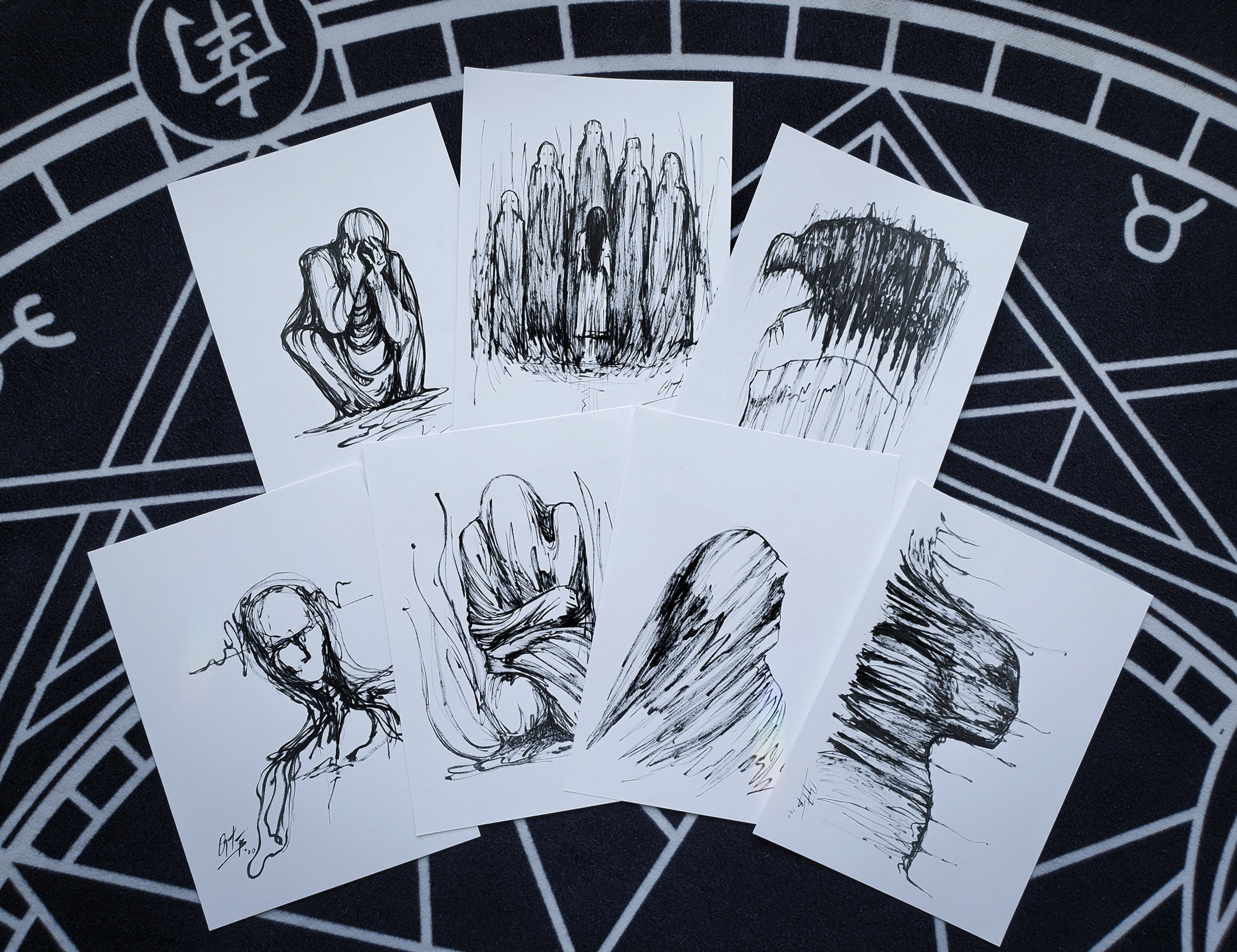 Sleep Paralysis Original Drawings Angelabermudez