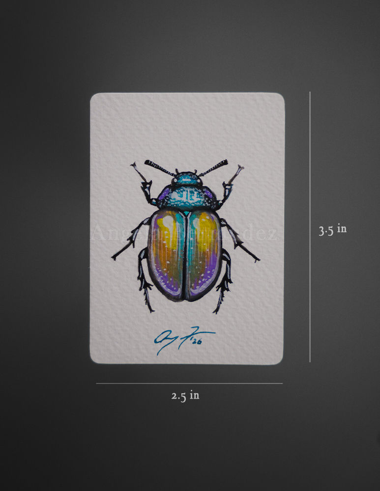 ACEO Original Painting: Jewel 2