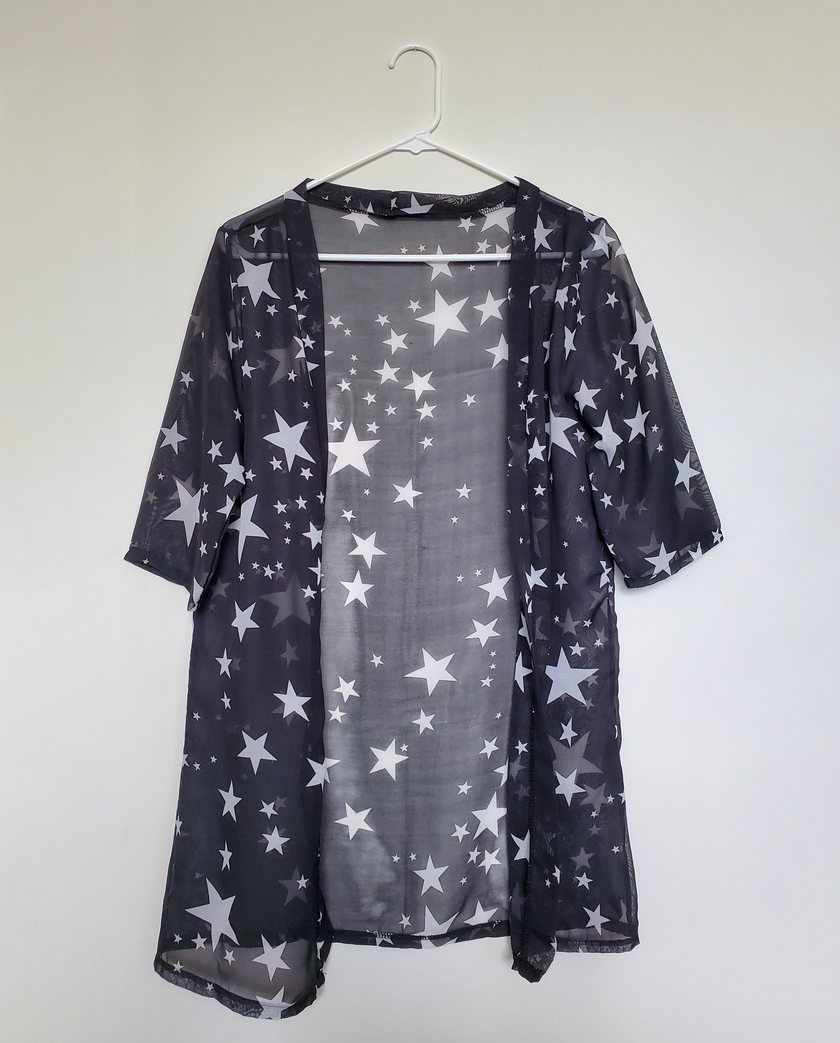 Starred Chiffon Cardigan