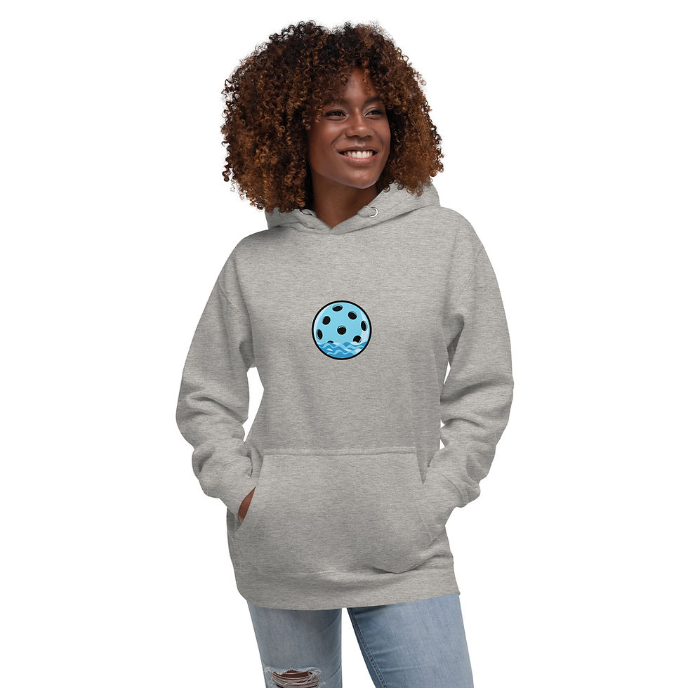Thumbnail: Shoals Pickleball Club Ball logo Unisex Hoodie