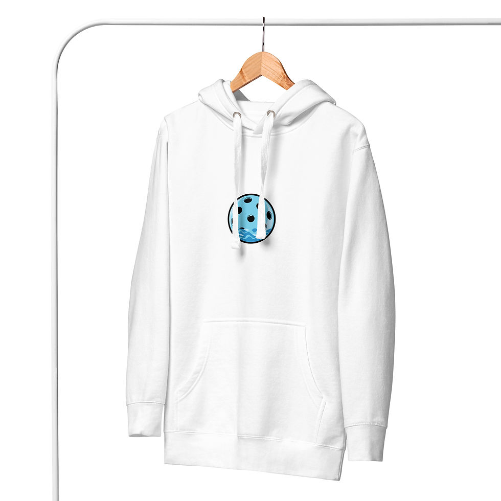 Thumbnail: Shoals Pickleball Club Ball logo Unisex Hoodie