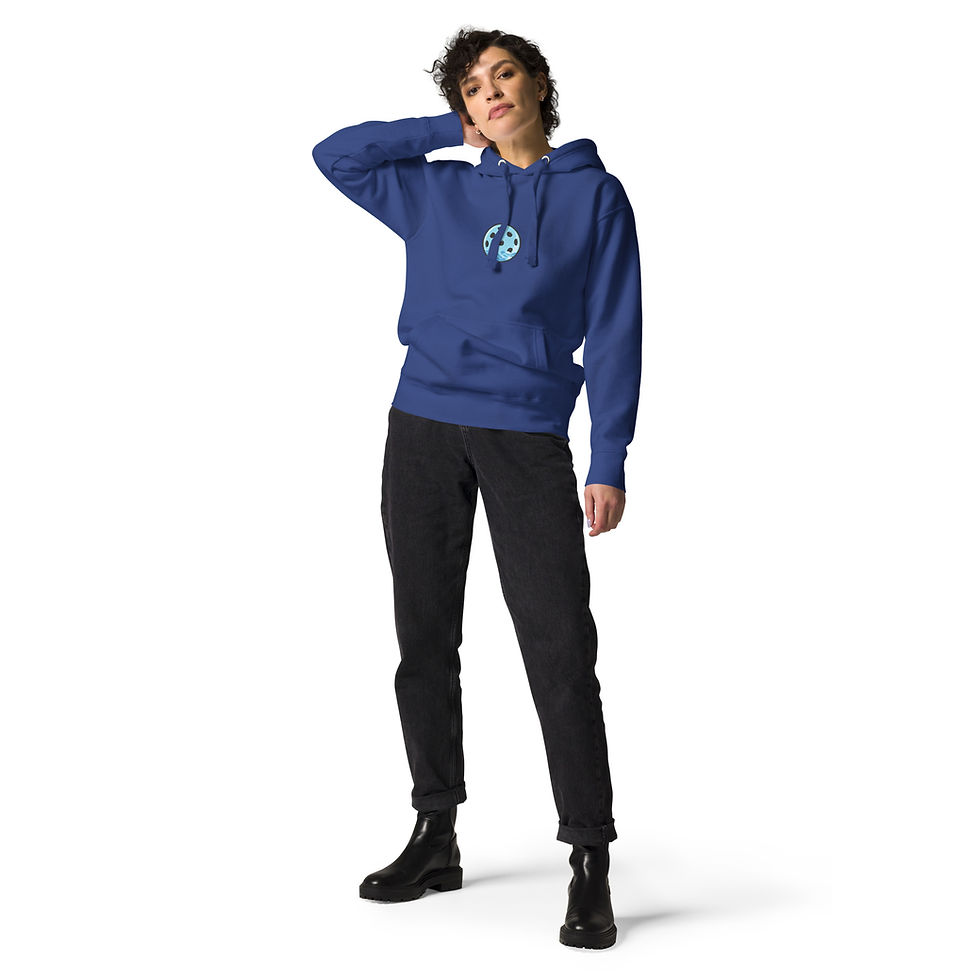 Thumbnail: Shoals Pickleball Club Ball logo Unisex Hoodie