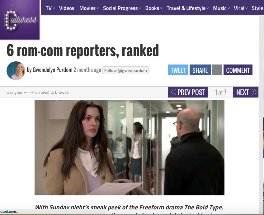 6 rom-com reporters, ranked