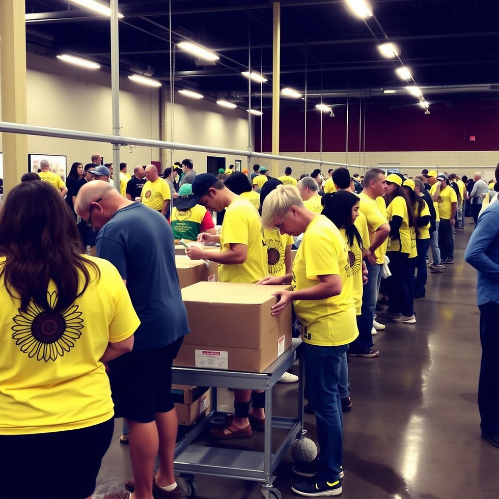 Community Care Package Assembly Day